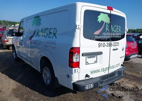 2020 Nissan Nv Cargo Nv2500 Hd Sv Standard Roof V8 from USA, damaged, VIN 1N6AF0KY0LN811839